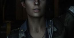 Close-up of A. Ripley character exploring dark spaces in Alien Isolation, showcasing her determination and resilience.