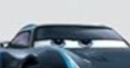 Jackson Storm in sleek black and blue design, highlighting his competitive racing spirit from the Cars franchise.