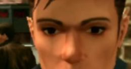 Ricky Pucino from BULLY, a member of the Greasers, with a focused expression and stylish appearance.