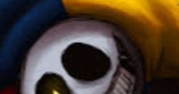 Sinister character from "The Prototype," showcasing a haunting expression and vibrant costume colors.