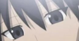 Sakaki from Azumanga Daioh, featuring a calm expression, known for her love of cats and her quiet demeanor.