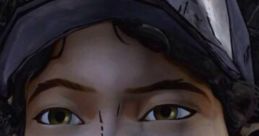 Clementine from Season 2 of TWD, showcasing determination and resilience in a post-apocalyptic world.