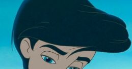 Melody from The Little Mermaid II smiles, showcasing her adventurous spirit and connection to music, voiced by Tara Strong.