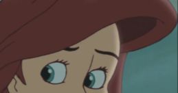 Ariel expresses concern in a scene from "The Little Mermaid II," showcasing her stealthy behavior and emotions.