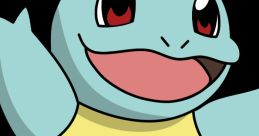 Cheerful Squirtle, the water-type Pokémon, smiling and ready for adventure with its signature shell and playful demeanor.