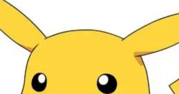 Cute Pikachu from Pokémon, featuring bright yellow fur and red cheeks, known for its electric abilities and playful nature.