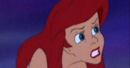 Ariel displays assertive territorial behavior, showcasing her determination in The Little Mermaid franchise (1989-2008).