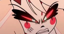 Charlie Morningstar displays fierce territorial behavior in this scene from Hazbin Hotel, highlighting her intense personality.
