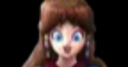 Queen Rosemarie from the Super Mario series, showcasing her royal attire and crown, stands confidently with a smile.