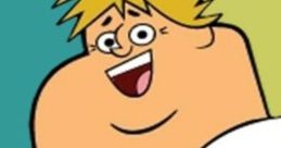 Cheerful Owen from Total Drama series, showcasing his signature blonde hair and friendly smile against a colorful background.
