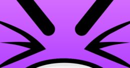 Illustration of a purple character with angry expression, symbolizing "Lava In My Mouth (FIXED)" reactions and emotions.
