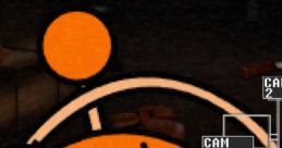 Close-up of an animated character with oversized eyes and headphones, adding a whimsical touch to the "Real Rewrite Sonic" theme.