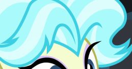 Amethyst Gleam from My Little Pony with light blue hair and a purple gem pendant, showcasing her vibrant personality.