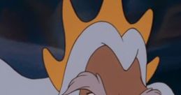 King Triton, with a stern expression and striking crown, embodies stubbornness in "The Little Mermaid." Character by Kenneth Mars.