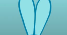 Blue rabbit character from Krash V2, featuring long ears and a playful expression, suitable for animated series content.