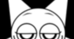 Wenda character with a mischievous smile, featuring star-shaped ears and a simple design, on a dark background.