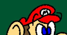 Cartoon depiction of Mario from the Mario and Luigi show featuring his signature hat and iconic mustache.