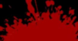 Vivid red blood splatter on a black background, perfect for a generator for blood and gore themed designs and projects.