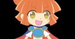 Arle Nadja from Puyo Puyo, sporting her iconic outfit, showcases her playful charm and vibrant personality in V3.