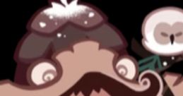 Pinecone Cookie from Cookie Run Kingdom, featuring a joyful expression, festive attire, and playful spirit.
