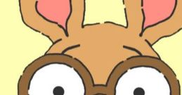 Arthur Read, the beloved animated aardvark, smiles cheerfully in his signature yellow sweater and glasses.