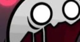Character from Shadows Fr displaying a shocked expression, emphasizing its animated features and unique design elements.