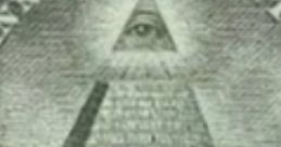 Symbolic pyramid with an eye, representing themes often associated with the Illuminati in music, art, and culture.