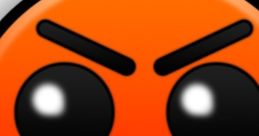 Angry emoji face with bold features and vibrant orange color, perfect for expressing frustration or intensity in digital conversations.