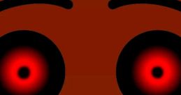 Frightening character from "Possessed Harder" with glowing red eyes, conveying a sinister and eerie atmosphere.