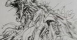 Monstrous figure with intricate details, showcasing horror elements from the dark fantasy world of Berserk.