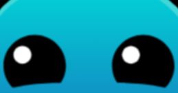 Bright blue emoji face with a big smile, lively eyes, and playful expression, perfect for conveying happiness in WOTH content.