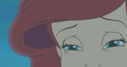 Ariel displays her friendly personality, showcasing hospitable behavior in The Little Mermaid franchise, 1989-2008.