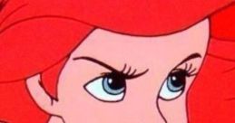 Ariel's Furious Behavior (The Little Mermaid Animated Franchise {1989-2008}, Jodi Benson) Whenever Ariel feels that