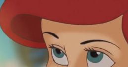 Ariel's confident expression highlights her dominant behavior, capturing Jodi Benson's iconic portrayal in The Little Mermaid.