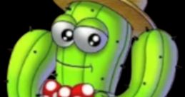 Spike the Cactus from Poppit! wears a hat and bowtie, adding a playful touch to the game’s character lineup.