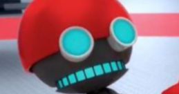 Orbot from Sonic Colors (2010) showcases a playful robot design with a red helmet and vibrant blue eyes.