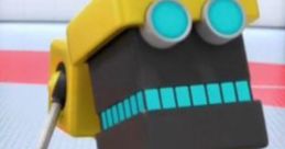 Cubot from Sonic Colors 2010, a cheerful robotic character with yellow and black colors, showcasing unique design elements.