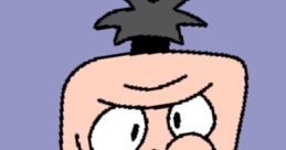 Close-up of Metal Eater's expressive face from the Mario and Luigi Show, showcasing his distinctive features and cartoon style.