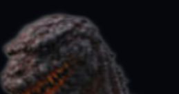 Shin Godzilla's fierce expression showcases its iconic design, capturing the essence of the legendary kaiju in action.