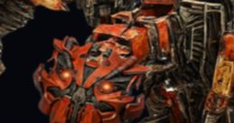 Rampage from Transformers: Revenge of the Fallen, showcasing his fierce design and menacing glowing eyes.
