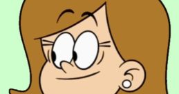 Mandee from The Loud House, featuring her cheerful expression and stylish green polka dot skirt.
