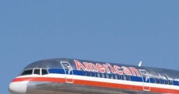 American Airlines aircraft approaching landing with clear skies, showcasing the Old Boeing GPWS aerodynamic design features.