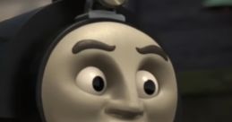 Victor from Thomas & Friends, smiling with a cheerful expression, showcases his friendly personality and innovative traits.