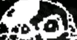 Distorted black-and-white character design of Chalkles from Baldi's basics in education and learning style.