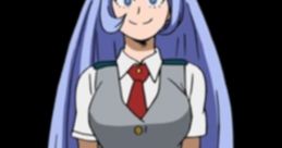 Nejire Hado from My Hero Academia V5, showcasing her charming smile and distinct school uniform style.