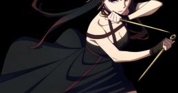 Yor Forger from "Spy x Family," showcasing her elegance and deadly grace in a dynamic action pose.