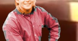 Rhett Akins poses casually, showcasing a relaxed style in a red plaid shirt, evoking a friendly, approachable vibe.