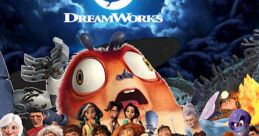 Iconic DreamWorks characters unite in a vibrant ensemble, celebrating animated favorites and memorable stories.