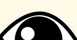 Close-up of a stylized eye with a dark pupil and simple outlines, conveying themes of observation and perception.