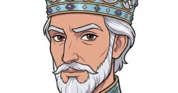Regal figure of King Edward, depicted with a crown, ornate robe, and intricate designs, voice by Jim Cummings in animated series.